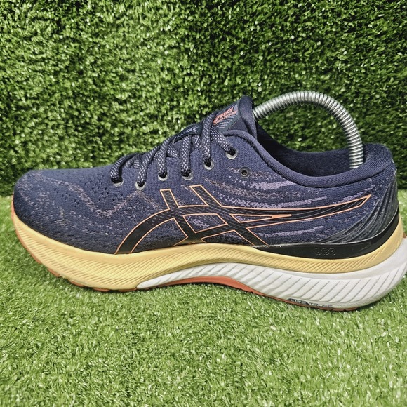 Asics Gel-Kayano 29 Midnight Papaya Athletic Running Sneakers Womens Size 9 - Picture 5 of 9